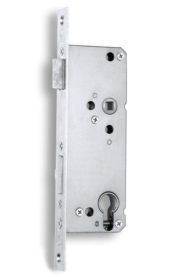 Zámek zadlabávací K 450 90/62 P-L BíZn - Vložky,zámky,klíče,frézky Zámky zadlabací, přísl. Zámky zadlabací dveřní